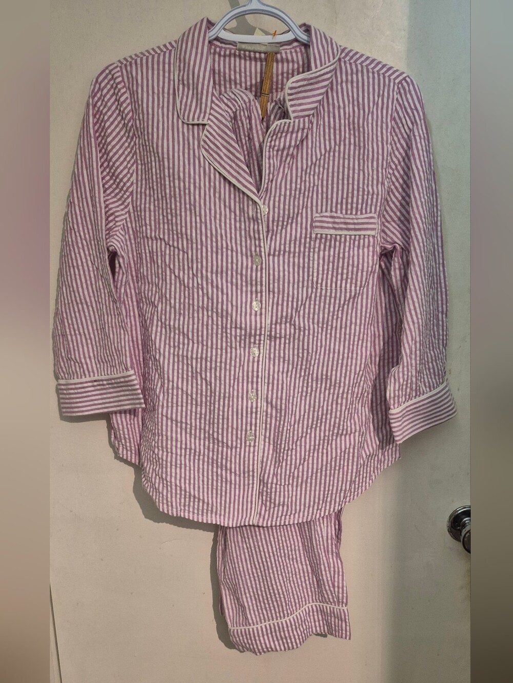Appleseeds Pink Striped Pajama Set Sz.SP NWT